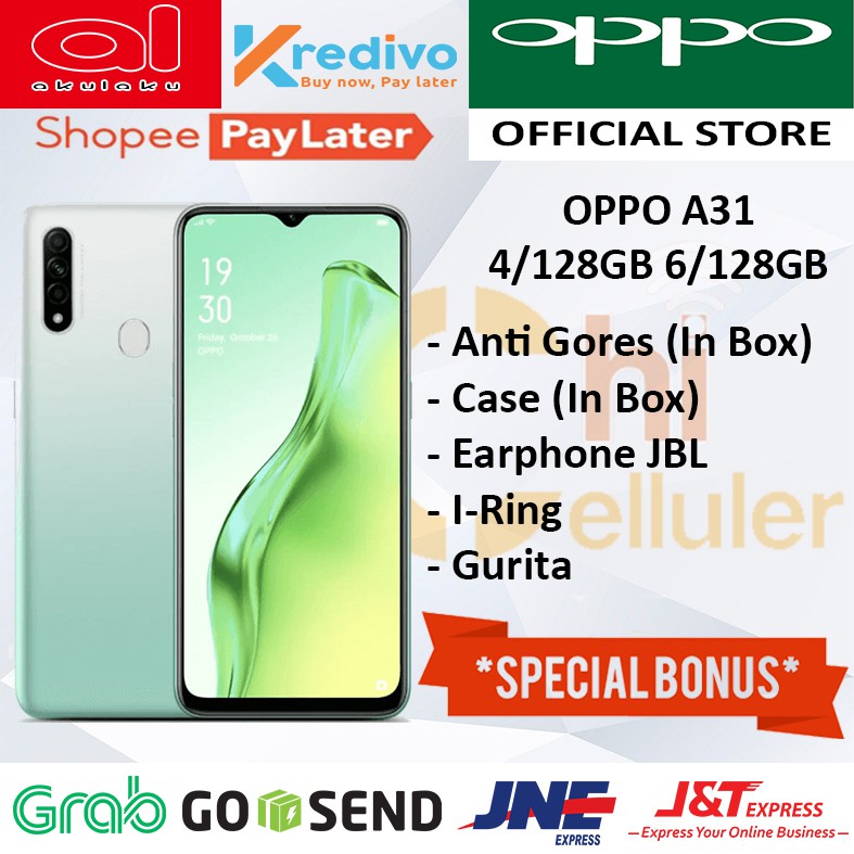 OPPO A31 4/128GB 6/128GB GARANSI RESMI ORIGINAL BONUS