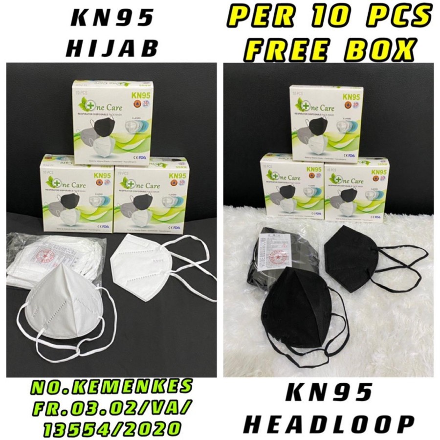 Masker KN95 Headloop / Masker KN95 Hijab / Masker KN95 Hijab Headloop / Masker KN 95 Headloop