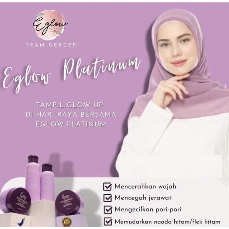 E GLOW SKINCARE || Eglow Platinum Whitening / Acne / Ultimate