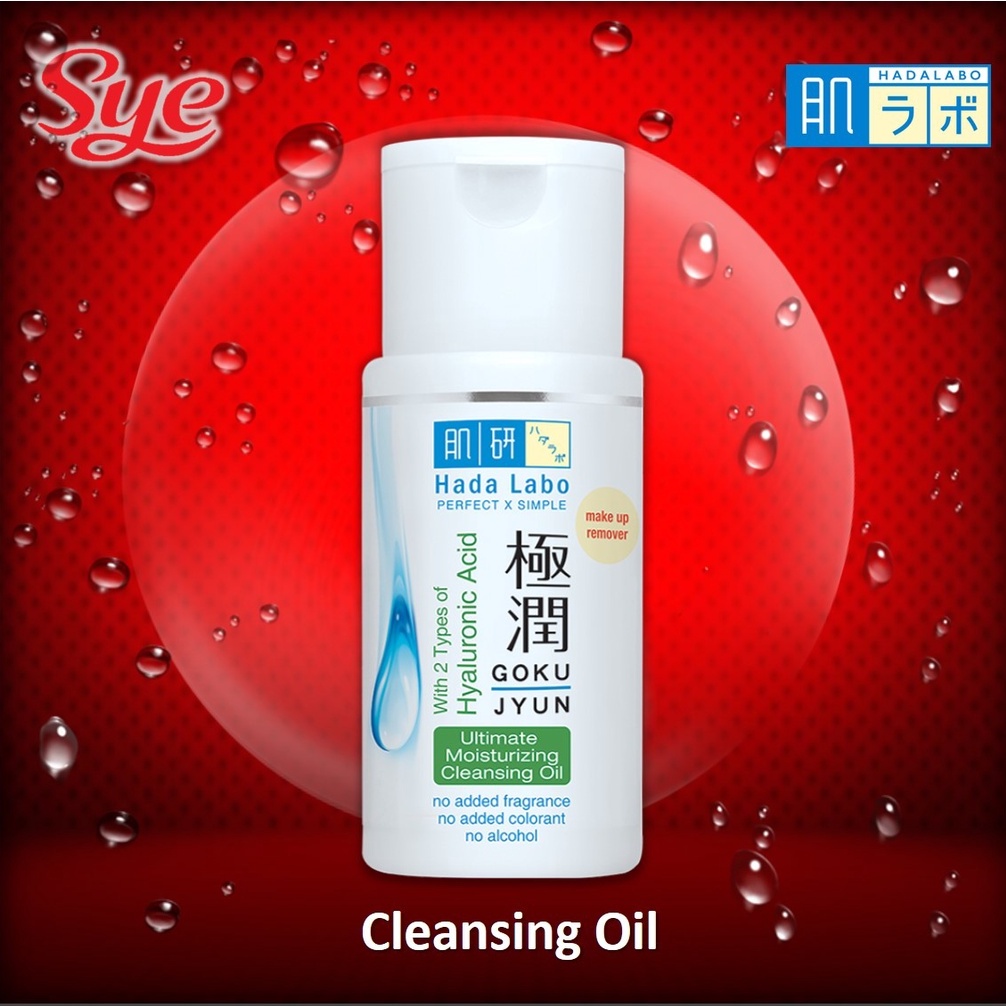 BPOM HADA LABO GOKUJYUN CLEANSING OIL 100ML / HADALABO CLEANSING OIL / SYE