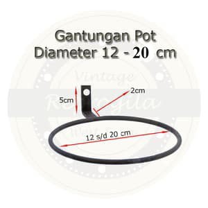 RAK POT DINDING  / GANTUNGAN POT DINDING