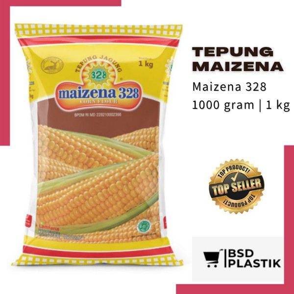 

Tepung Jagung maizenaku Tepung Pati Jagung Tepung Maizena Corn Flour ukuran 1 Kg