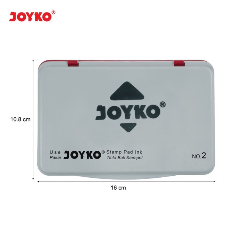 bak stempel joyko no 2 stamp pad Joyko besar