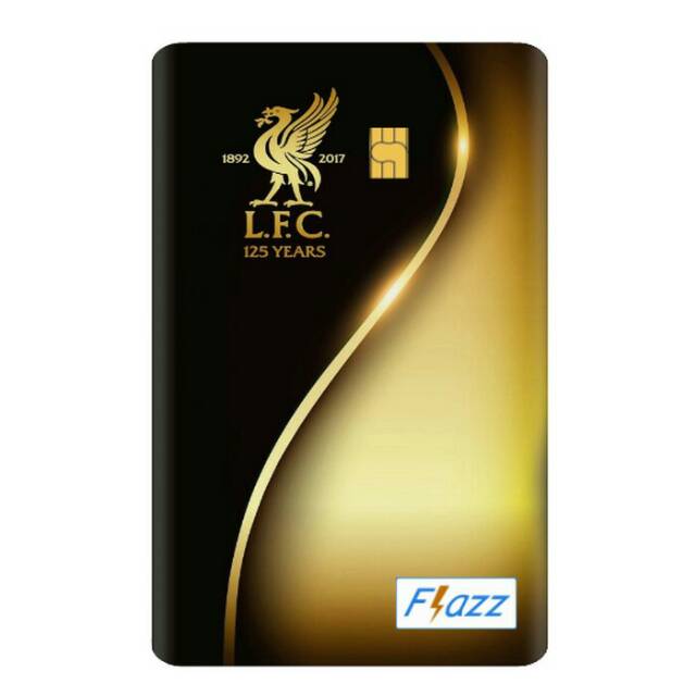 Kartu Flazz BCA Liverpool FC 125 Years GOLD..
