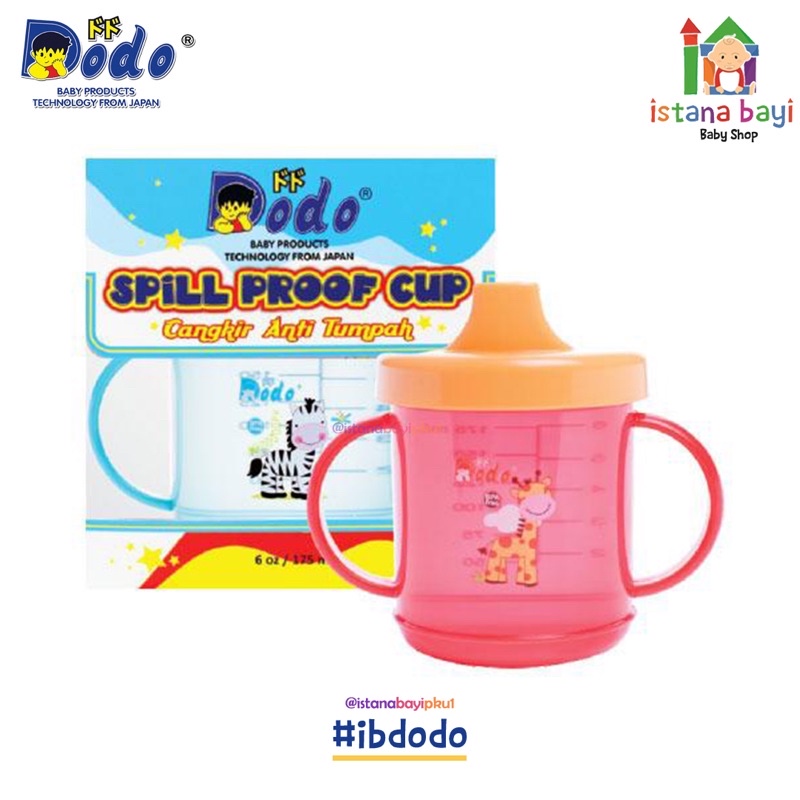 Dodo Cangkir Anti Tumpah 6oz DDC001 - Training Cup anak