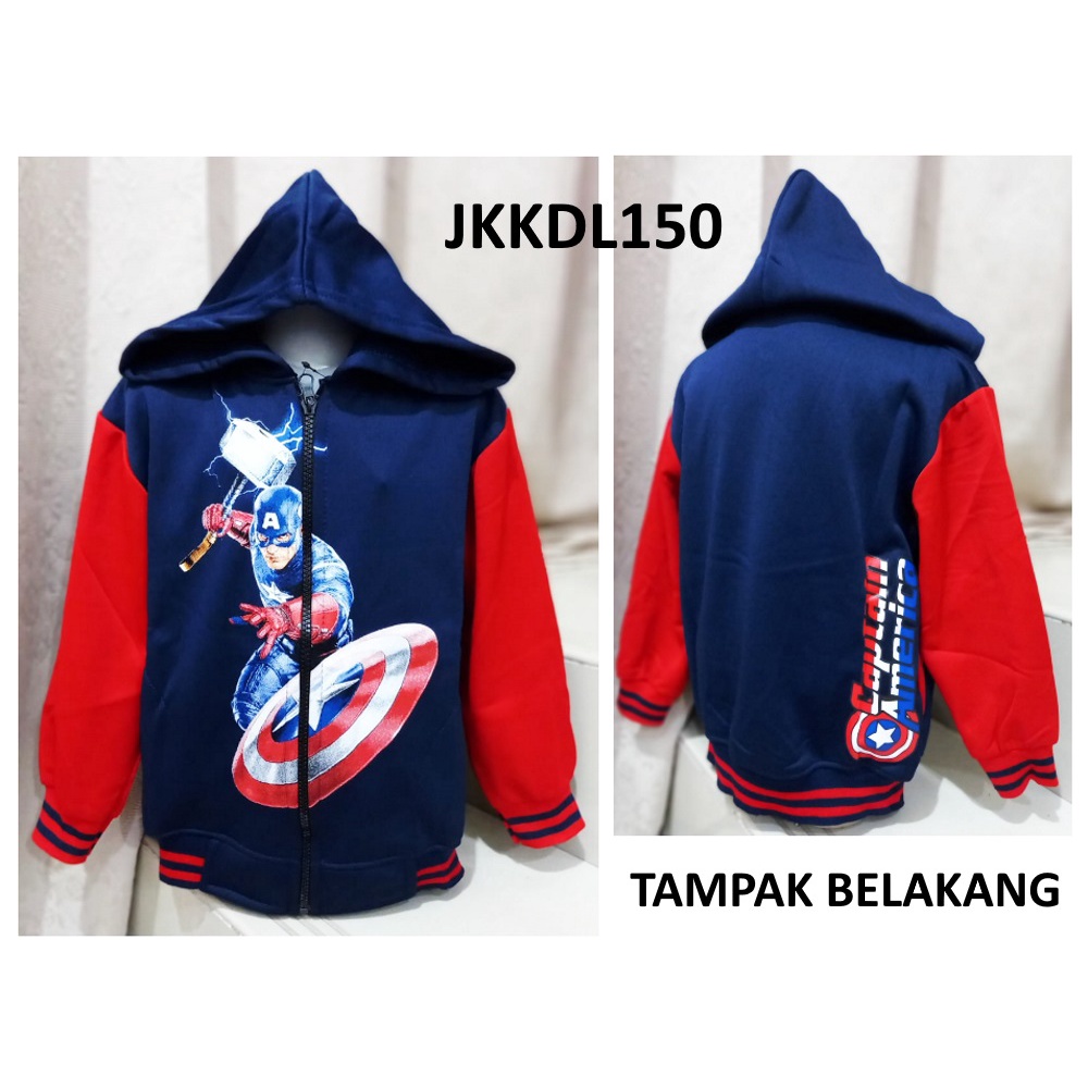 Jaket Anak Captain America - Jaket Captain America Tameng