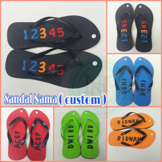 PROMO SANDAL NAMA ( CUSTOM )