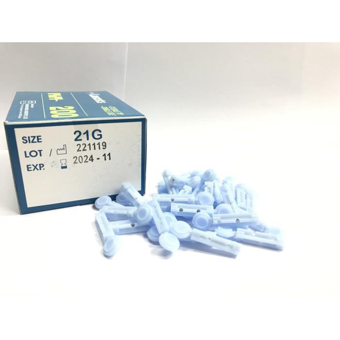 Kualitas Terbaik - Jarum Bekam Misawa 21 G Isi 200 / Blood Lancets