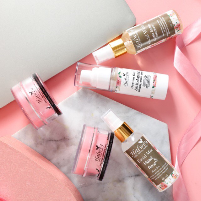 Paket Cantik Exclusive Perawatan Halwey Herba Skincare.