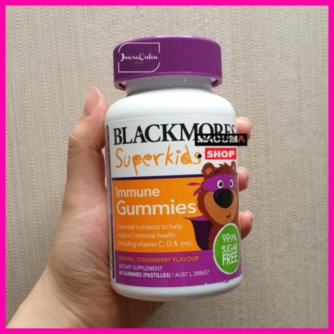 BLACKMORES SUPERKIDS IMMUNE GUMMIES 60 VITAMIN C ANTIBODI ANAK