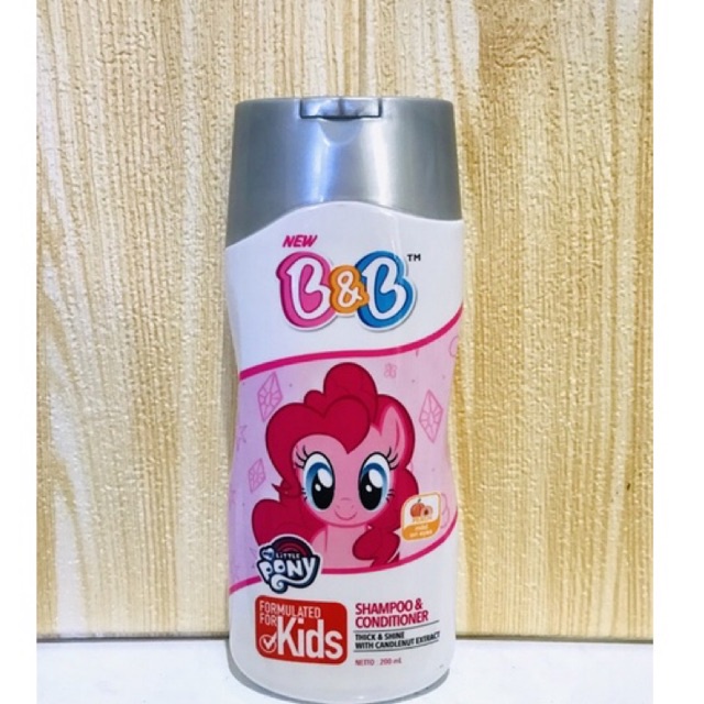 B&amp;B Kids Shampoo &amp; Conditioner | Menjaga Kesehatan Rambut Anak|200ml