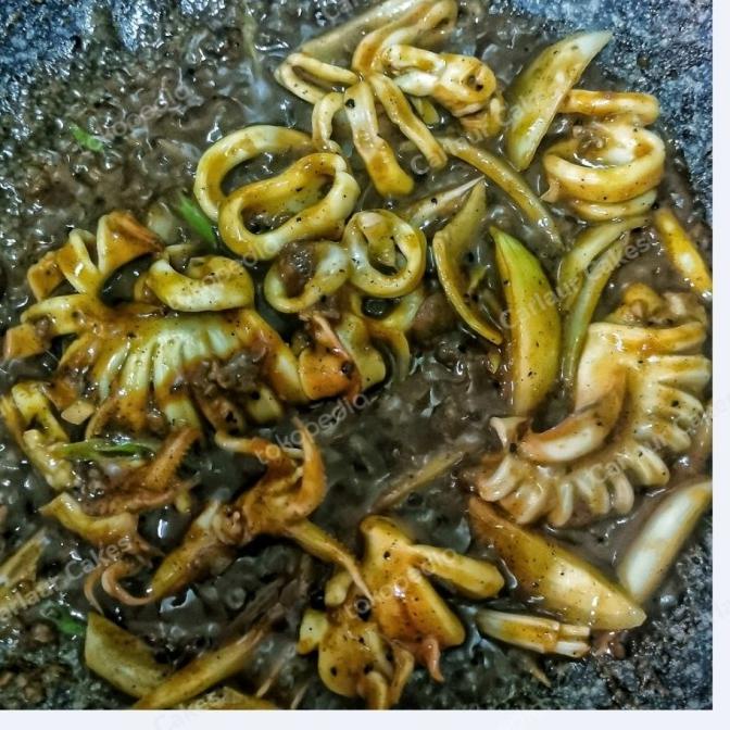 

[COD] Cumi Saus Padang Blackpepper Telur Asin Tauco Medan Pasir Balado Pete [COD]