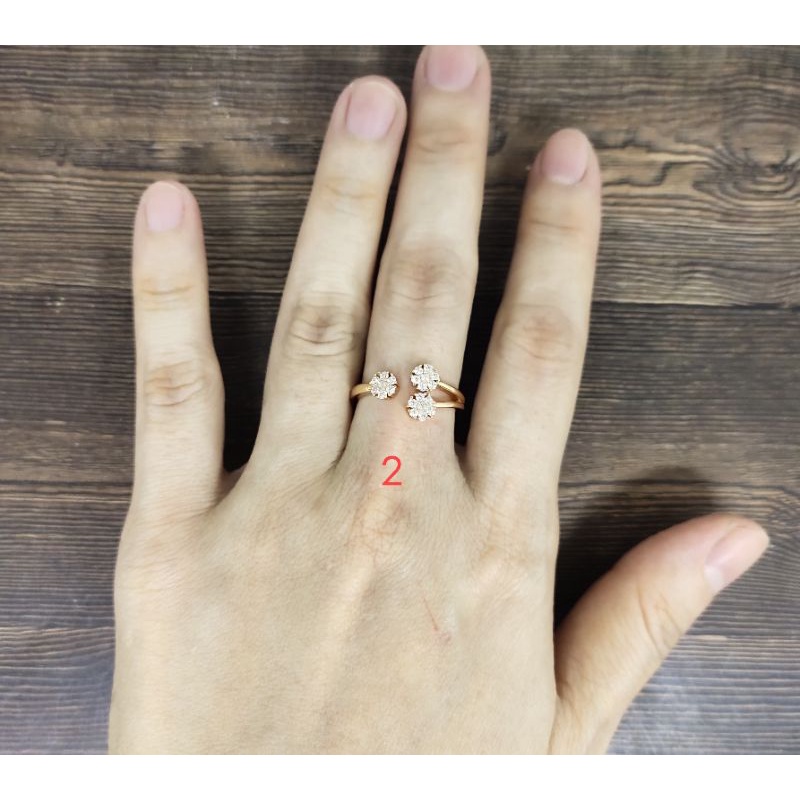 Fifi Fashion Cincin Fashion Model Perhiasan Lapis Emas C29