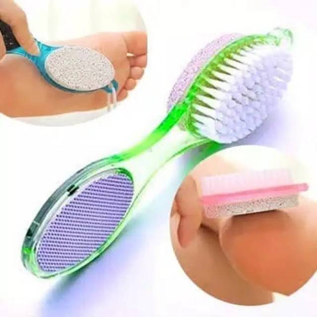 ST-309 Alat Gosok Kaki Alat Perawatan Menghaluskan Tumit Kaki / 4 Step Pedicure Brush