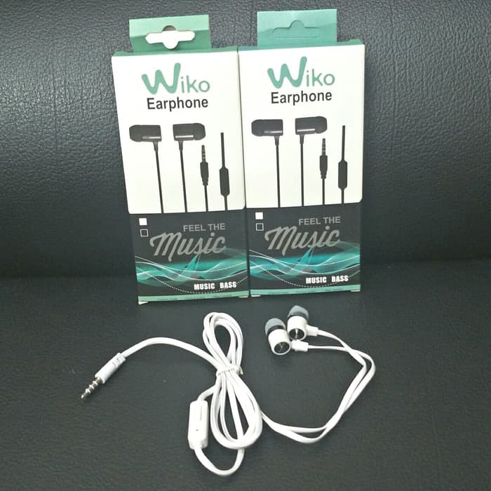 Headset Earphone Handsfree Original WIKO Extrabass Sound Model GR-10