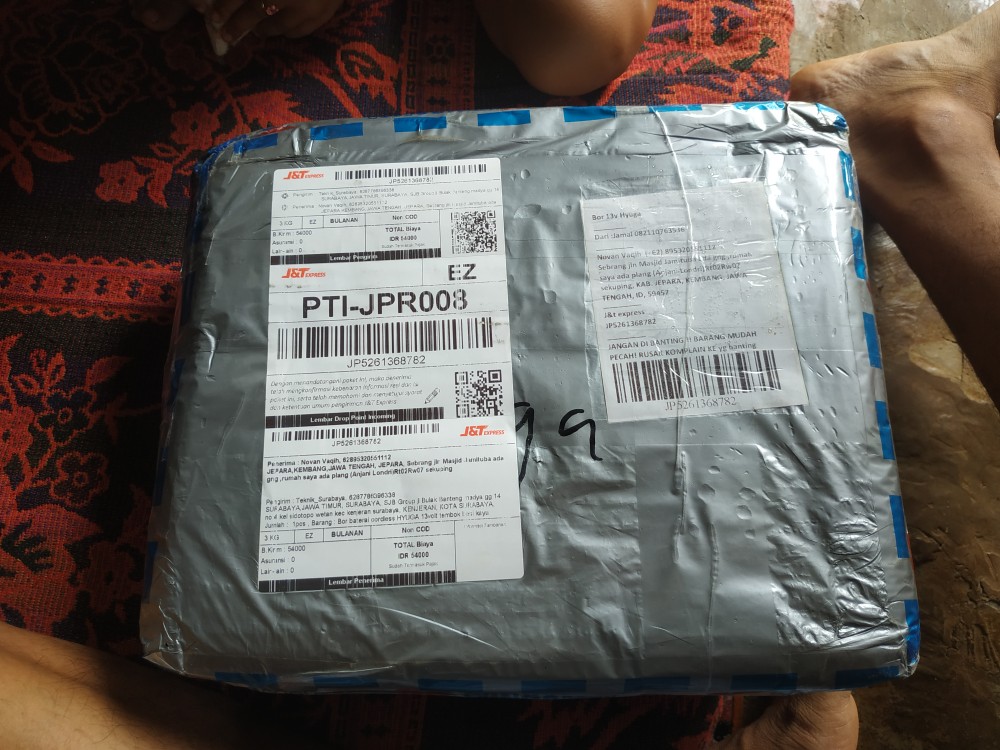 Bor Baterai Cordless Hyuga 13volt Tembok Besi Kayu Japan Tahan Panas Promo