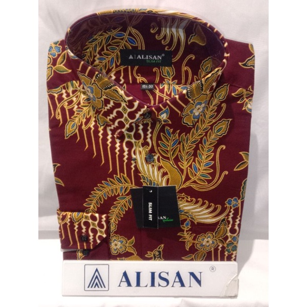 Kemeja batik ALISAN ORIGINAL Lengan panjang