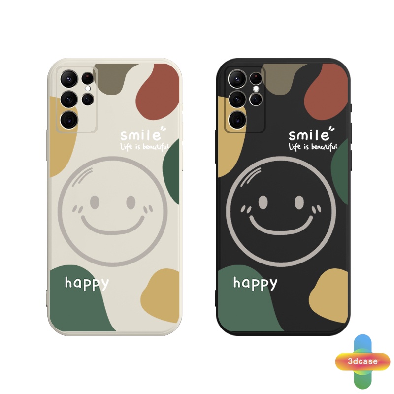 Soft Case OPPO A15 A54 A5S A3S A16 A95 A7 A5 A9 A31 A53 2020 A12 A1K A55 A36 A76 A96 Reno 5 4 5F 4F 6 7 A57 A74 A15S A52 A11K A92 A35 A11 A93 A32 A72 A94 A53S F17 PRO A16S A12S A12E A33 Y20 Y12 5 5i C3 C25 C12 Couple Happy Smile Graffiti Anti-fall Case