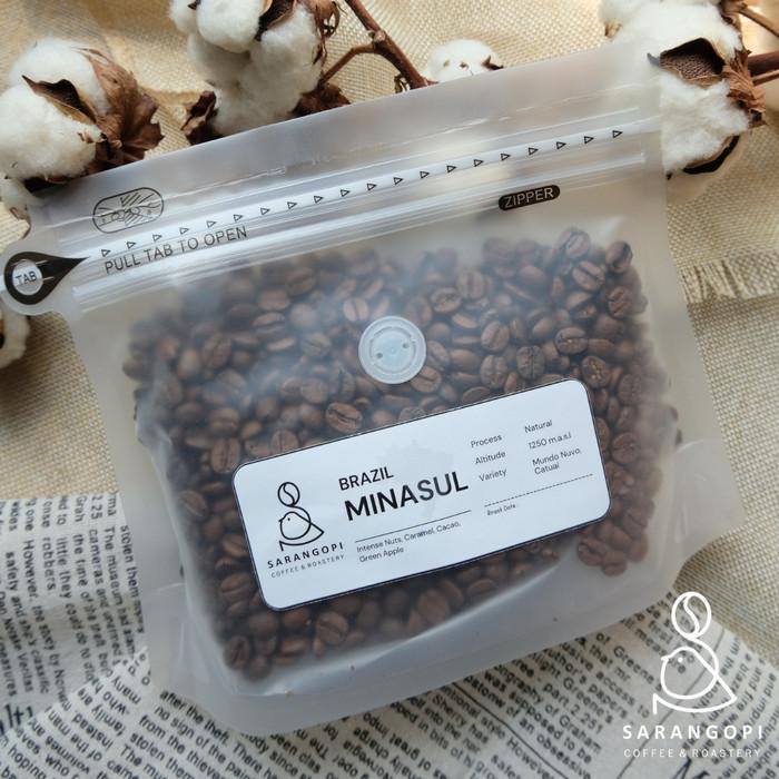 

Arabica Brazil Borbonut - Coffee Beans Sarangopi Biji/Bubuk Kopi 200G