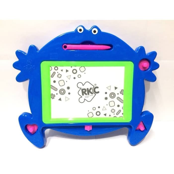 

READY STOK - Mainan Edukasi Anak - Magnetic Drawing Board Kodok Papan Tulis Magnet