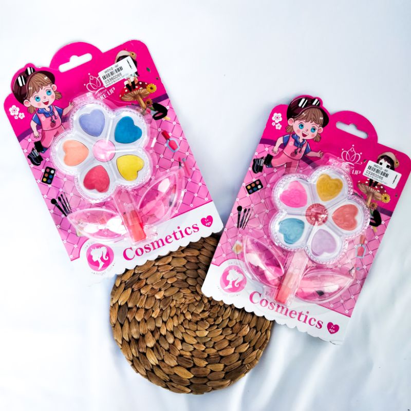 Mainan anak cewek MAKEUP eyeshadow kerang Lucu Main Eyeshadow Bunga Rias Pengantin Bocil Toys Kids M