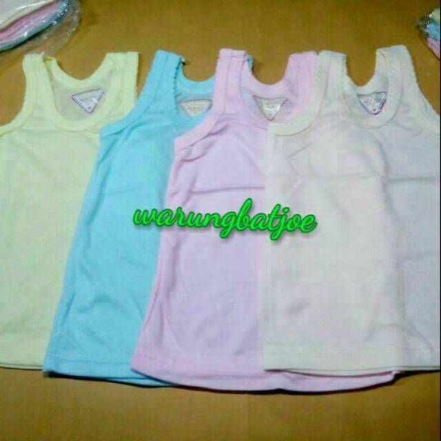 kaos dalam anak/kaos kutang anak/singlet anak bayi sunflower katun warna murah