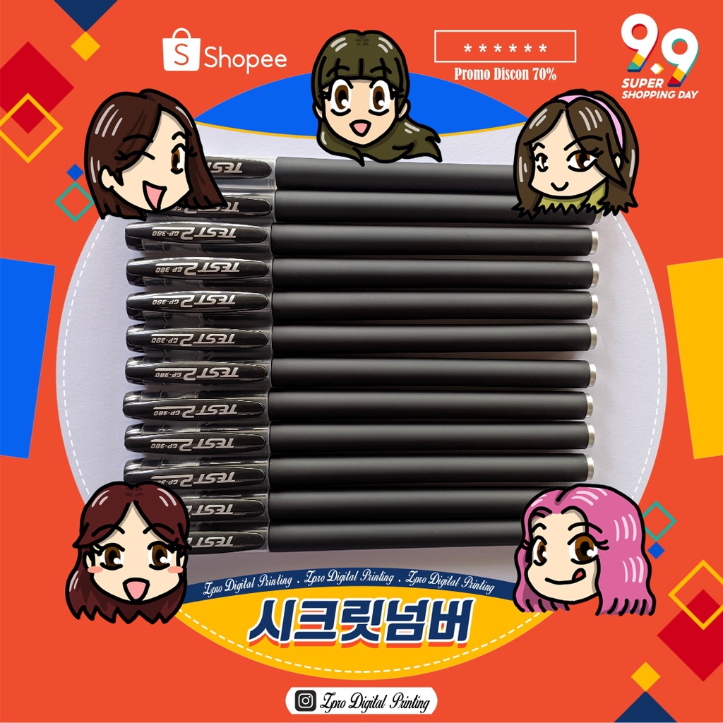 

Pulpen Bolpen Pen Gel Murah Standard Import Elegan