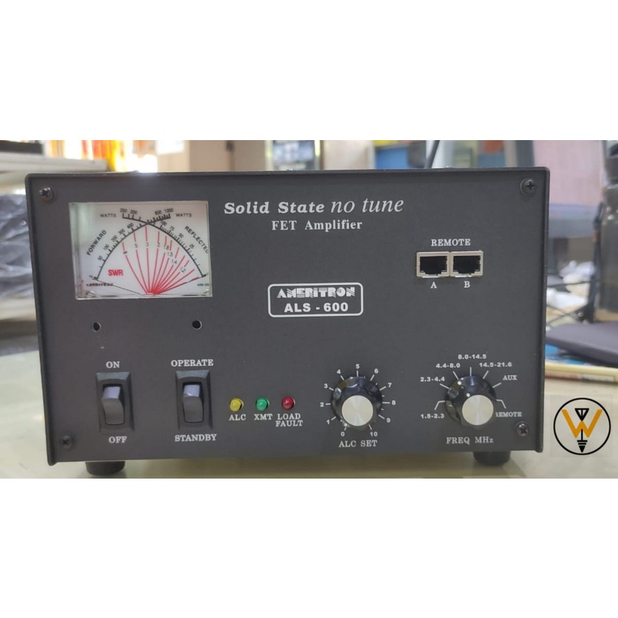 AMERITRON ALS-600X HF PA 600W W/PSU ALS600X SOLID STATE AMPLIFIER EXPORT VERSION 600 WATT ORI GARANS