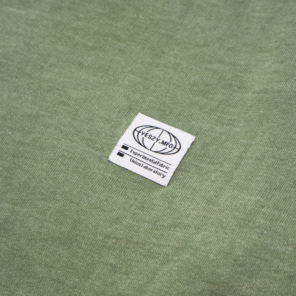 YESZY.MFG Crewneck Mint Basic Logo Woven
