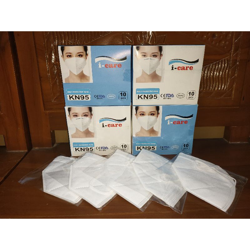 Masker icare premium isi 10 pcs putih i care