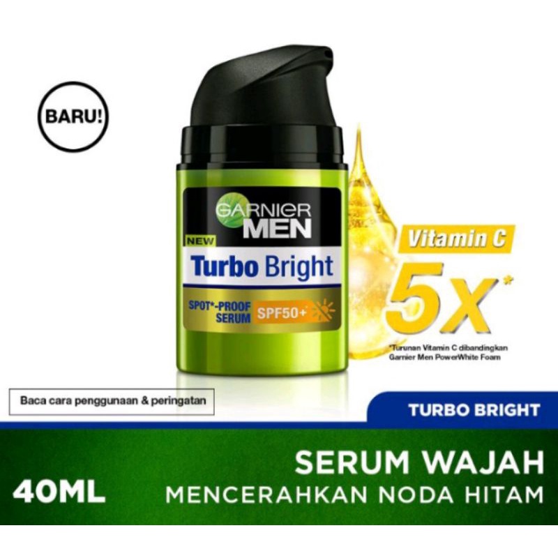 GARNIER Men Acno Fight Acne Fighting | Turbo Bright  Serum Wajah