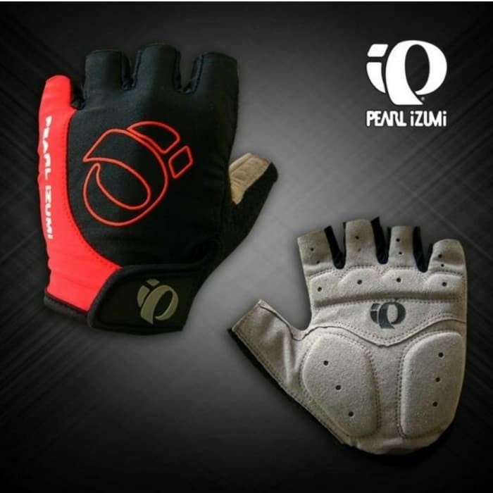 6Fh44hgjtr Sarung Tangan Sepeda Motor Pearl Izumi Half Finger Setengah Jari Glove - Kuning, S