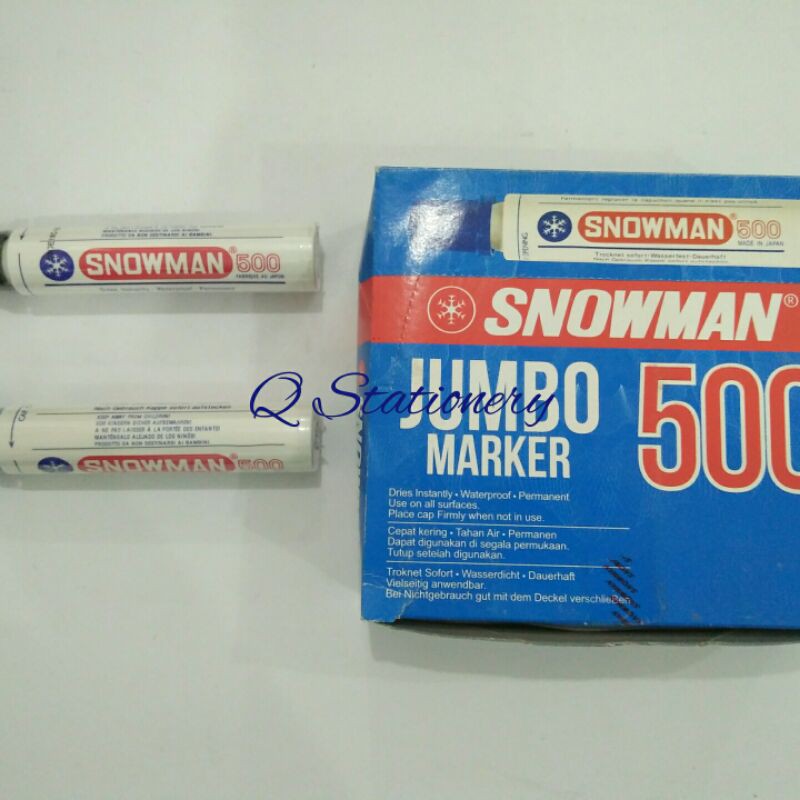 

Spidol permanent jumbo Snowman 1 pcs