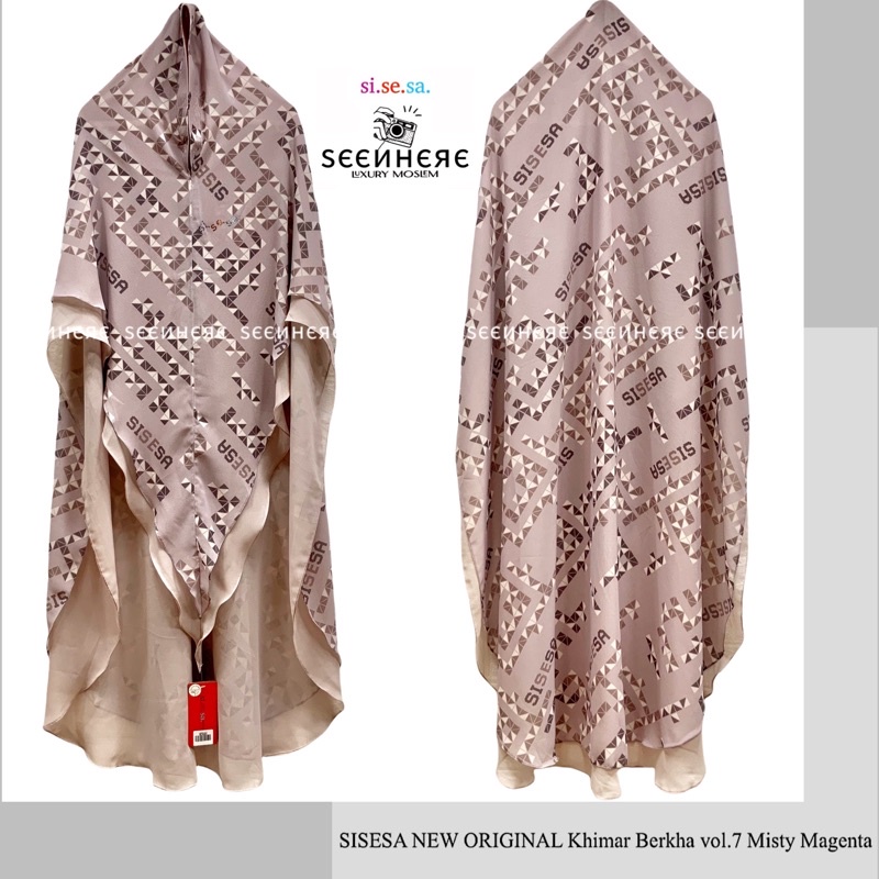 SISESA NEW ORIGINAL GUARANTEED - Khimar Berkha Vol.7 Misty Magenta