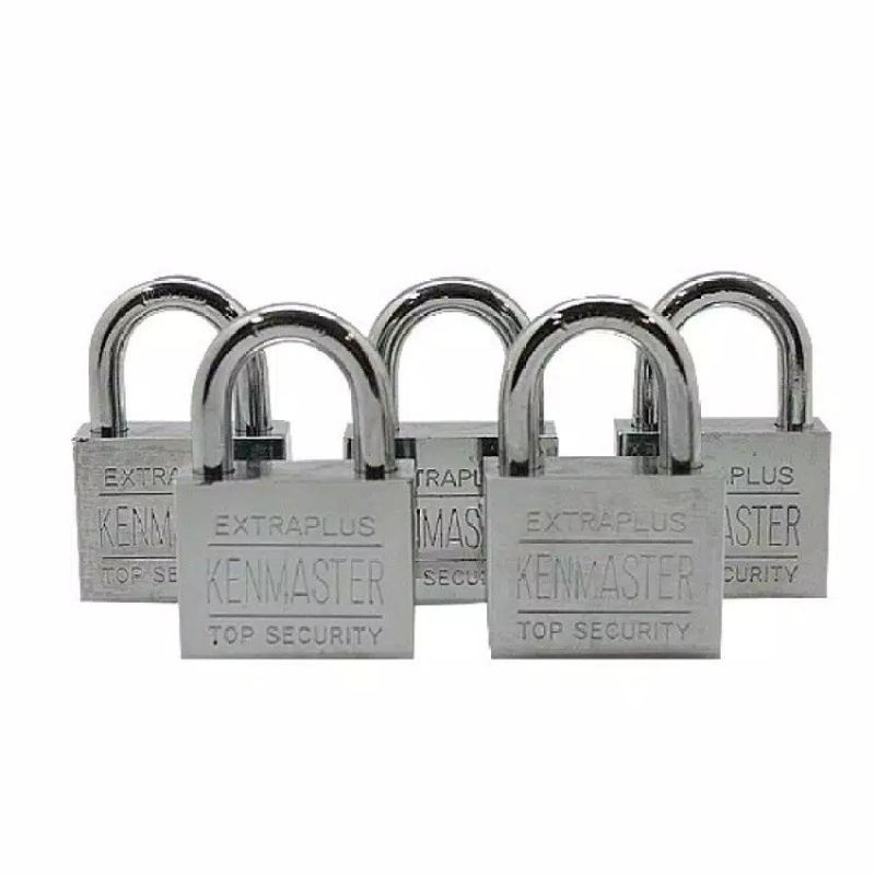 UK.40mm , isi Set 5 . Kenmaster , Gembok , Kunci Gembok , Master Key