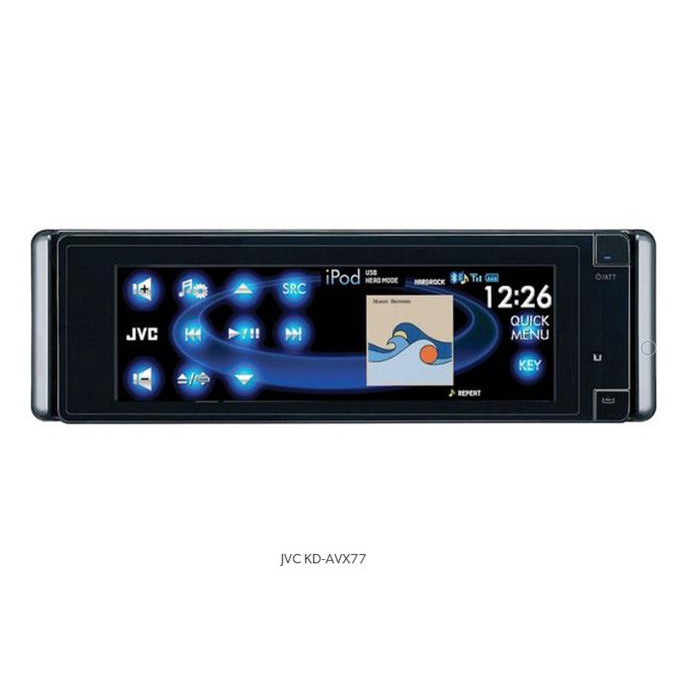 Head Unit Jvc Kd-Avx77 Bluetooth Monitor 5.4" Touchscreen Car Audio