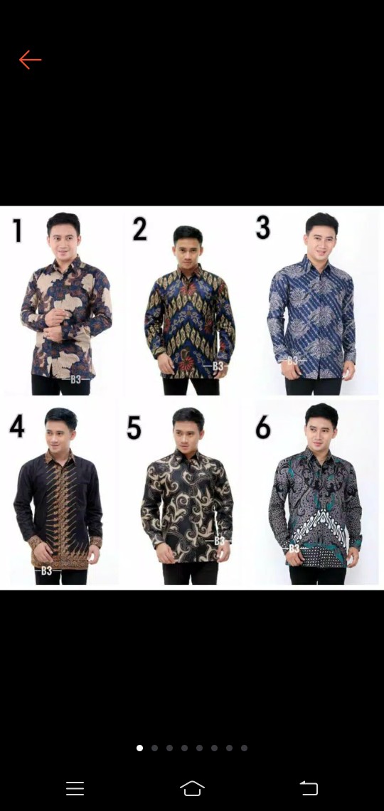 Arieswara Batik Pria Asli Solo Katun Halus Sragenan