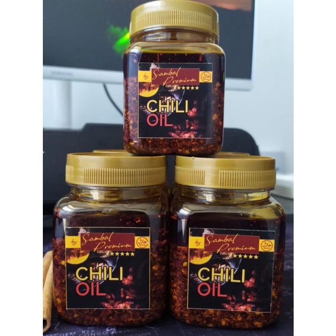 

:>:>:>:>] Chili Oil Sambal Premium/ HALLAL/Tanpa Bahan Pengawet/Kemasan 220ML