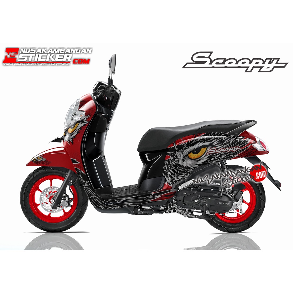 Stiker SCOOPY  ELANG KEREN