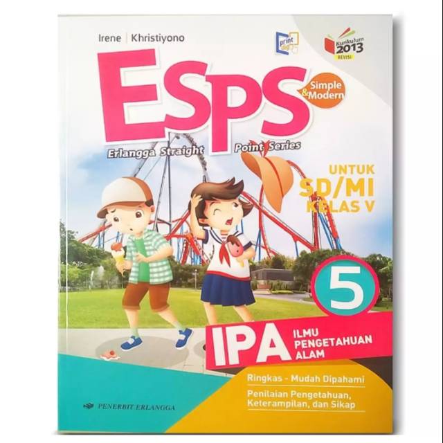 Buku teks ESPS IPA k13 erlangga kelas 5 edisi terbaru
