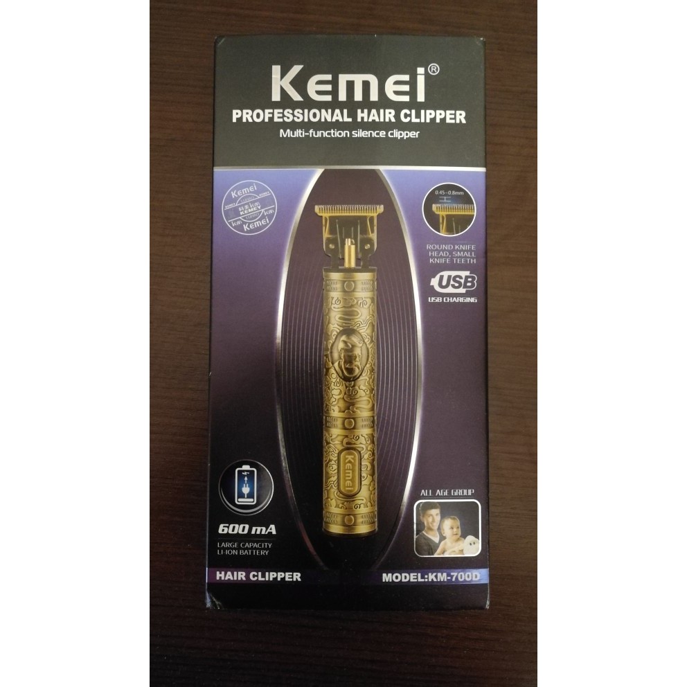 KEMEI 700 D ORIGINAL Cukuran Rambut CAS Baterai Trimmer Hair Clipper KM 700D KM700D