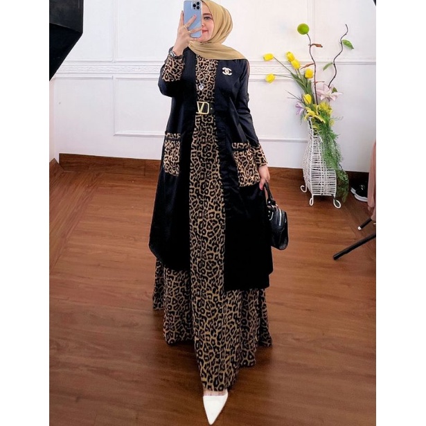 Mutiara Dres +  Outer
