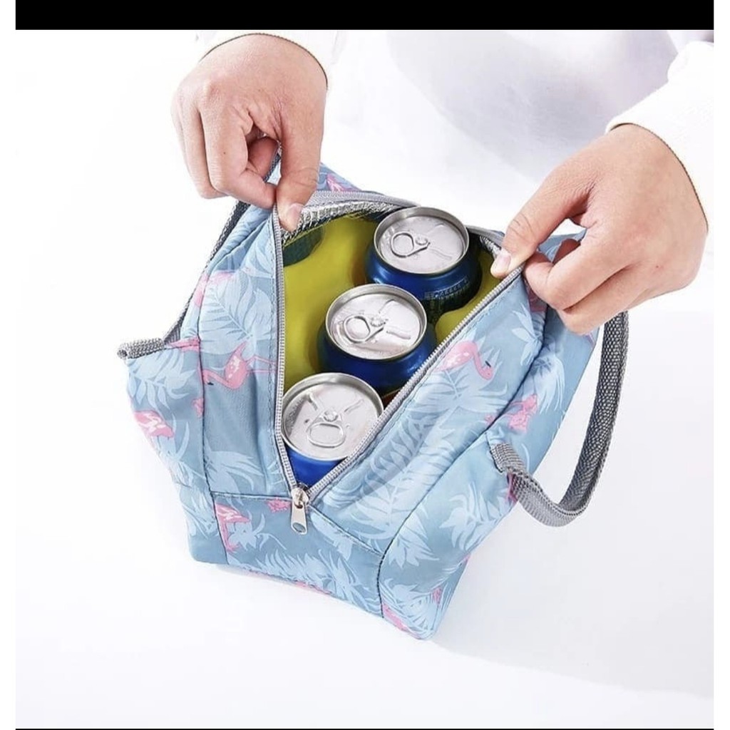 Tas Bekal Murah Souveni Organizer Cooler Bag Mini Travel Style Pouch TERMURAH