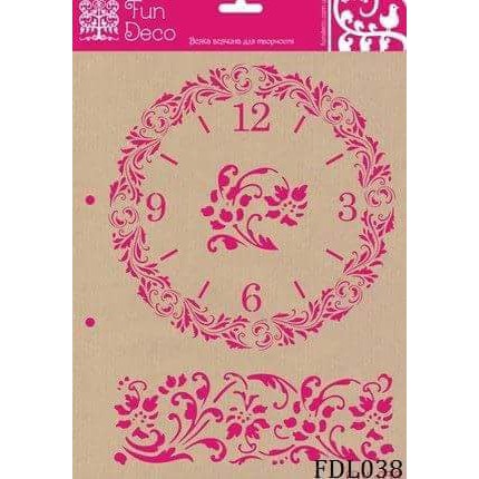 

Fun Deco Stencil ~ FDL038