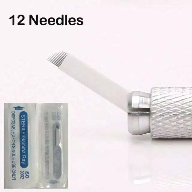 Jarum Sulam 12 pin 14 pin / needle microblading/ jarum Sulam Alis Mata / tattoo needle eyebrow