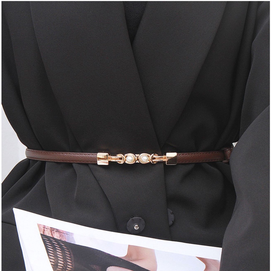 Ikat Ban Pinggang Adjustable HOT TREND A162 Korea Fashion Kulit Gasper Kecil Sabuk Cewe Belt Wanita