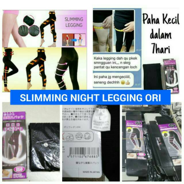 SLIMMING NIGHT SLIMNIGHT LEGGING PELANGSING PAHA DAN KAKI