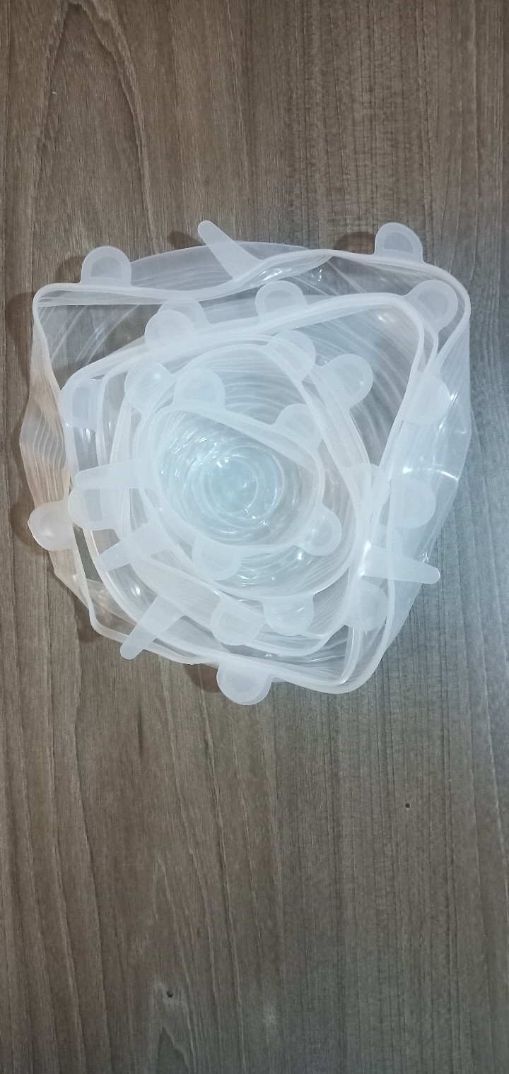 Tutup Silikon Piring Mangkok Buah Botol Dapur Rapat Anti Tumpah Silicone Set 6pcs 6 In 1