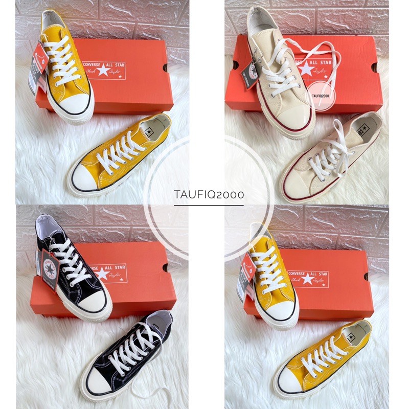 TERLARIS!! Sepatu Converse All Star 70s EGRET BNIB Pria Wanita