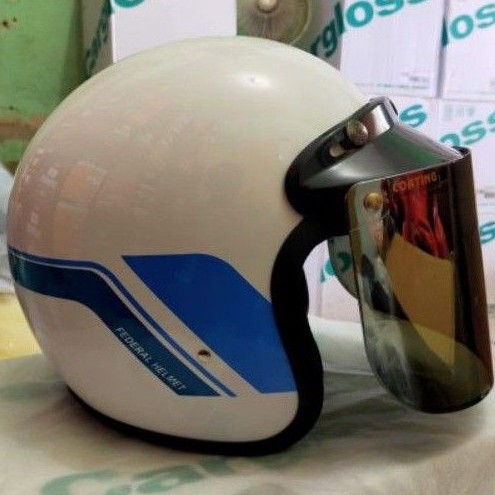 Helm Repro GL Series By Federal SNI Plus Kaca Datar